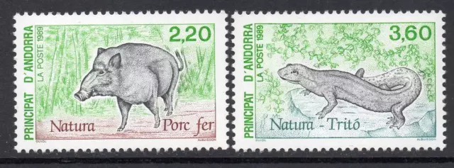 ANDORRA(FRENCH) MNH 1989 SGF422-3 Nature Protection