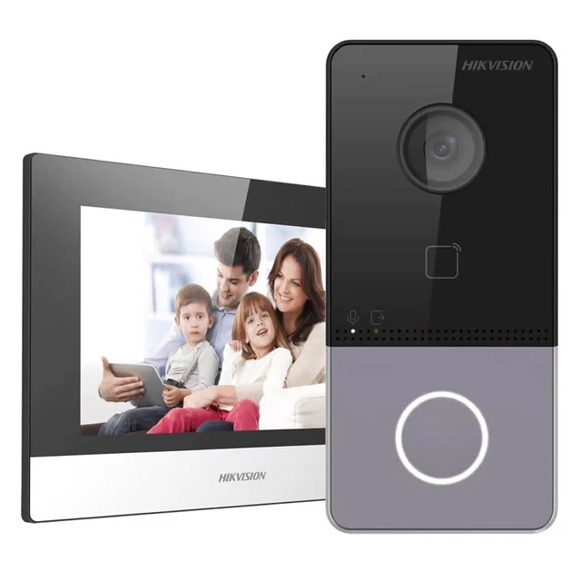 Kit Videocitofono 4.3" A Colori Per 3 Appartamenti - 3 Monitor + Telecamera 700TVL Con Visione Notturna IR