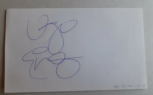 Photo A4 Dédicacée Par Ugo Ehiogu (Aston Villa) Avec Certificat D'authenticité