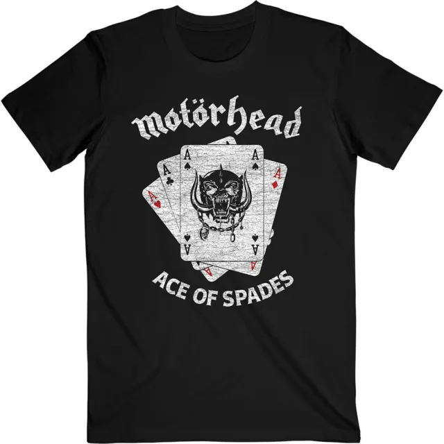 ** Motörhead War Pig Deck Ace of Spades Lemmy Motorhead T-Shirt Official **