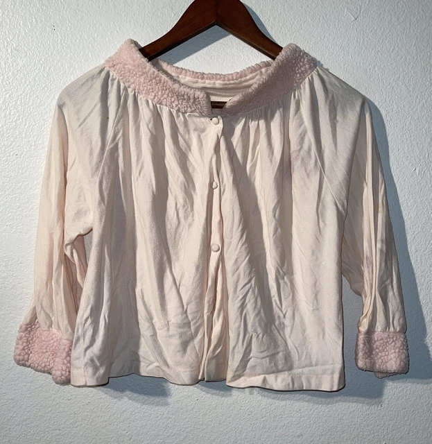 vintage Antique Henson small girls cardigan sweater knitted top