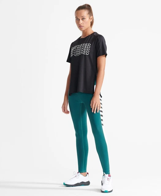 Superdry Damen Training Tech Touch T-Shirt Größe 36