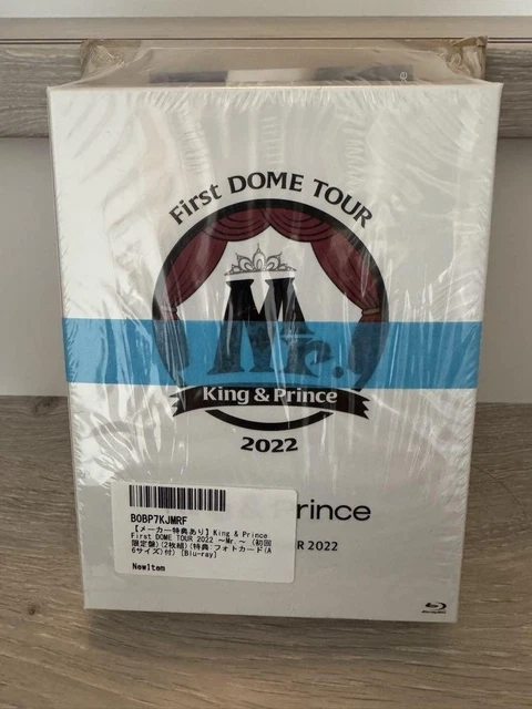 king＆prince first dome tour 2022 Blu-ray KING & PRINCE First Dome Tour 2022 Bluray Unopened Live