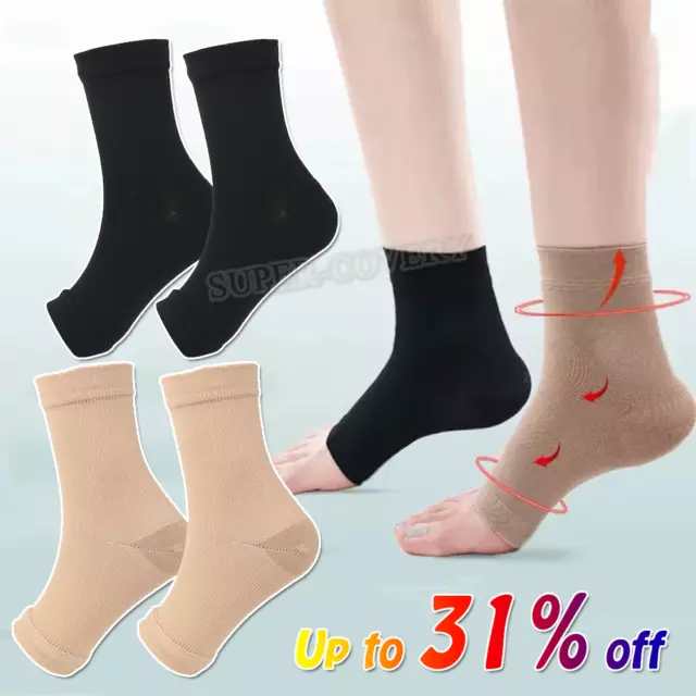 2x Plantar Fasciitis Socks Compression Foot Arch Support Pain Ankle Relief