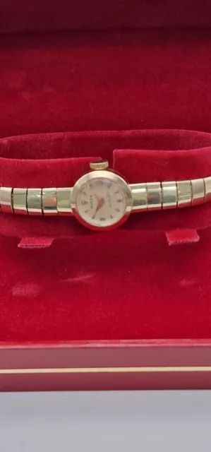 Rolex Precision 1950's 9ct Gold Lady's Mechanical Watch on 9ct Rolex Bracelet. 2
