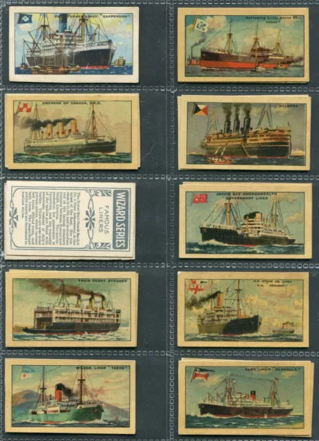 D C Thomson - Wizard Series - Famous Liners - Pick Your Card