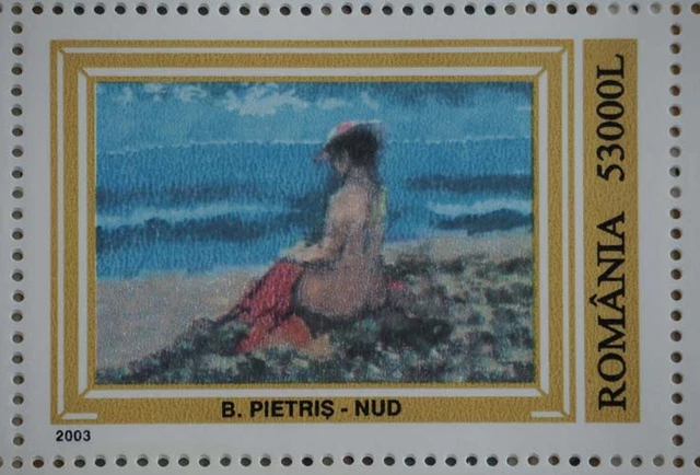 2003 Rumänien; 100 Serien Gemälde, postfrisch/MNH, MiNr. 5701/06, ME 1600,- 7