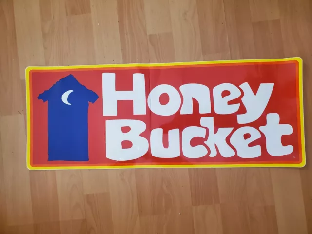 10 piece Honey Bucket Jumbo Stickers 26 x 10 vinyl