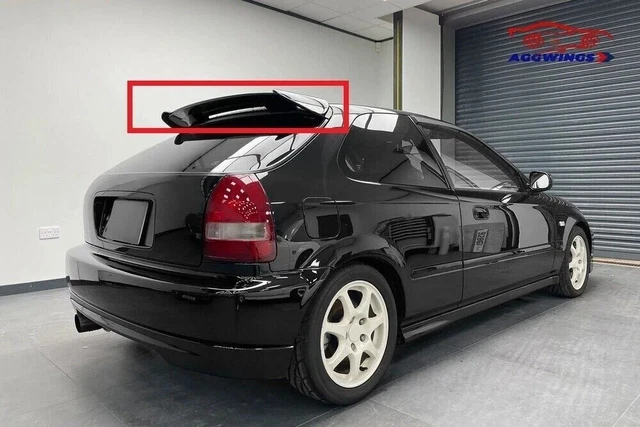 PAINTED BLACK NH592 JDM Type-R Wing Spoiler for 1996-2002 Honda Civic ...