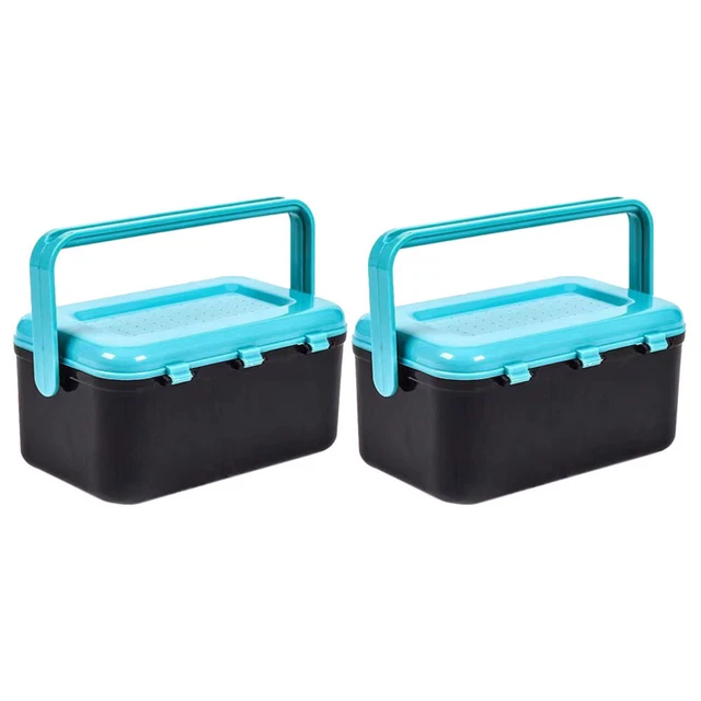 Multi-function Tackle Box Red Worm Box Bait Box Multifunction