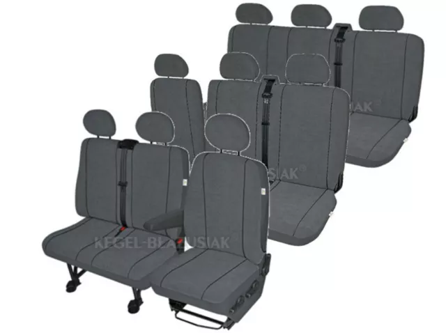 Peugeot Expert Elegante Sitzbezüge Sitzschoner Fahrersitz + Doppelbank  Sitzbezug