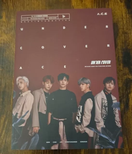 A.C.E The Second Mini Album Under Cover Ace CD PHOTO BOOK NO PHOTOCARD