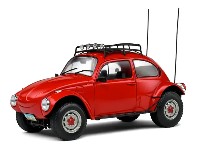 Solido Diecast 1/18 1976 Vw Volkswagen Beetle Baja Beach/Dune Buggy Metallic Red