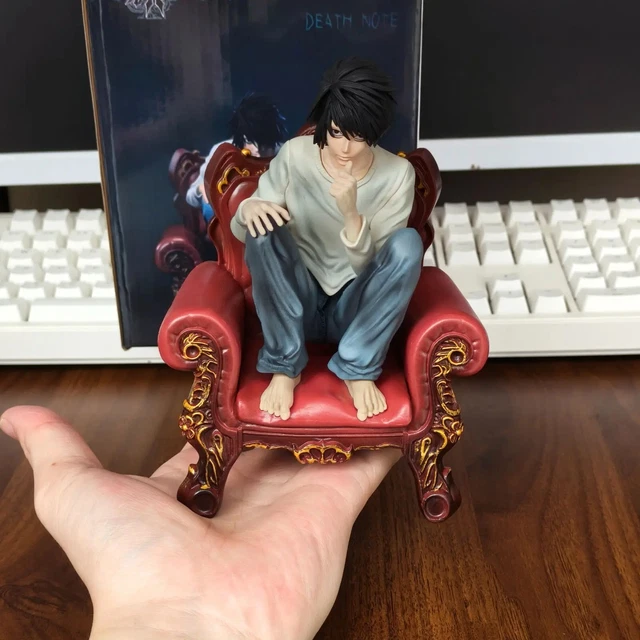 DEATH NOTE L Lawliet 15cm Anime Figure Light Yagami Collectible Model £ ...