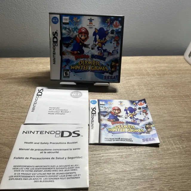 Mario & Sonic at the Olympic Winter Games (Nintendo DS) CASE AND MANUAL ONLY!