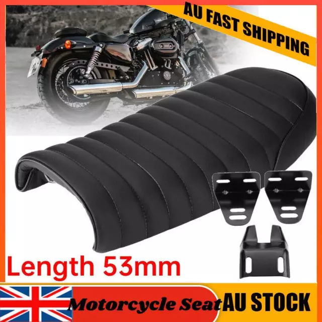 Universal Motorcycle Cafe Racer Flat Seat Hump Saddle for Yamaha Honda Quality