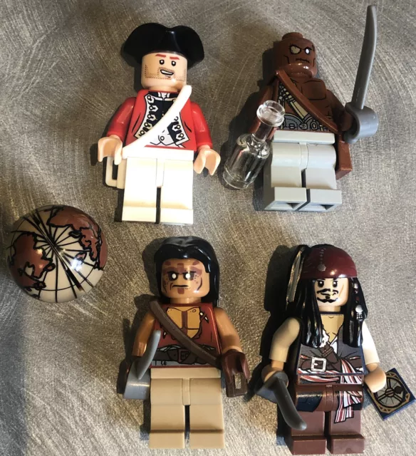 LEGO PIRATES OF the Caribbean Minifigure Bundle Jack Sparrow