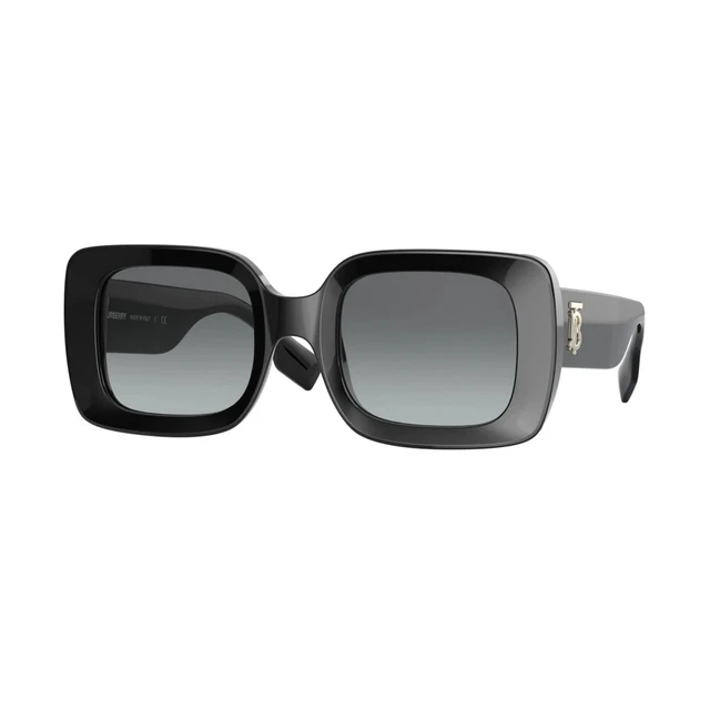 Burberry Be4327 Delilah 300111 Black -Grey Gradient Sunglasses 51Mm Authentic