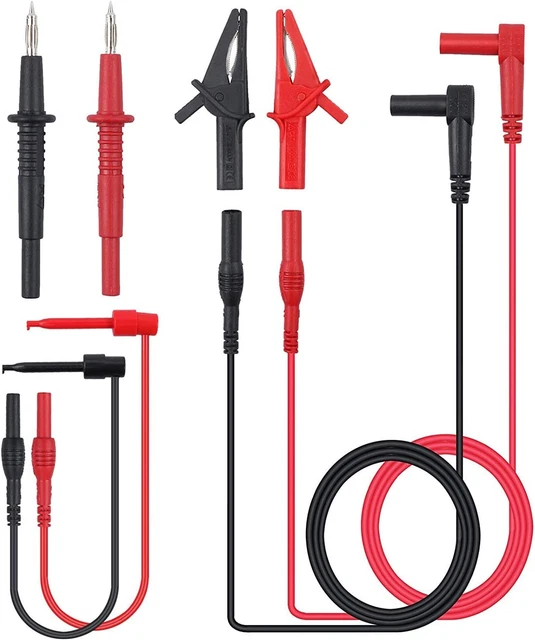 Sonde Multimètre Testeur Silicone électrique Cordon flexible Courant mesure fil