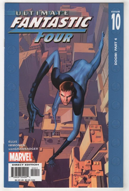 Ultimate Fantastic Four #10 (Oct 2004, Marvel) [Doom] Warren Ellis, Immonen m