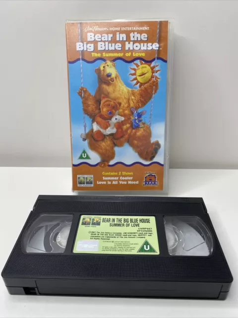 BEAR IN THE Big Blue House Summer Of Love Jim Henson Pal Vhs Video Kids ...