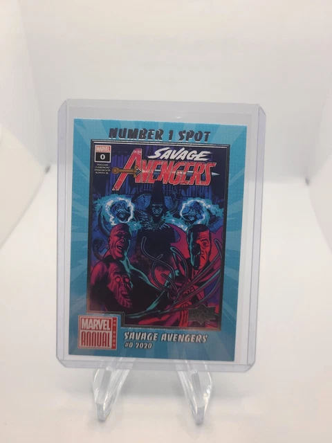 2020-21 Upper Deck Marvel Annual Number 1 Spot Savage Avengers #N1S-2