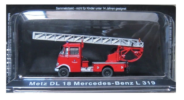 1/43 Schuco 02807 Pompiers Mercedes Benz L319 Mit