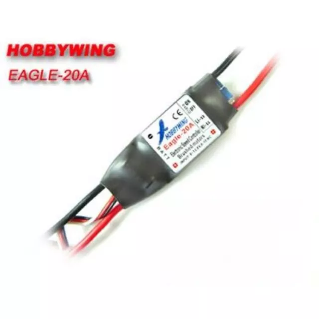 Per Hobbywing Eagle 20A ESC 2-3S parti motore spazzolate per aereo RC