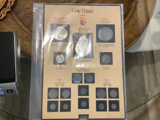 Great Britain Coin Board