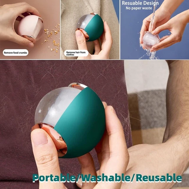 Reusable Pet Hair Lint Remover Dog Cat Hair Roller Cleaning Brush Sofa Clothes