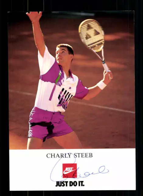 Charly Steeb Autogrammkarte Original Signiert Tennis + A 201196