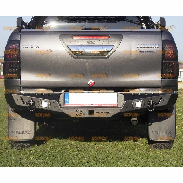 JHCHAN Scheinwerfer & Rücklicht Abdeckung Für Toyota Hilux 2021-2024 - Schwarz