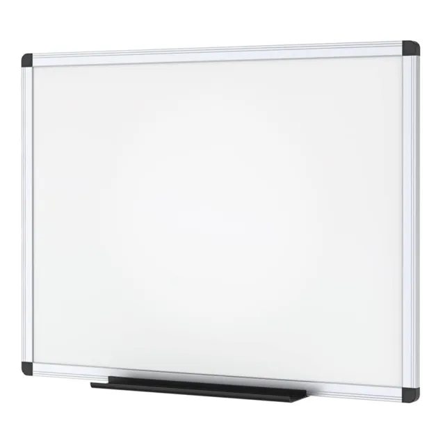 VIZ-PRO 24 x 18 In Dry Erase Board Magnetic Marker White board Aluminium Frame