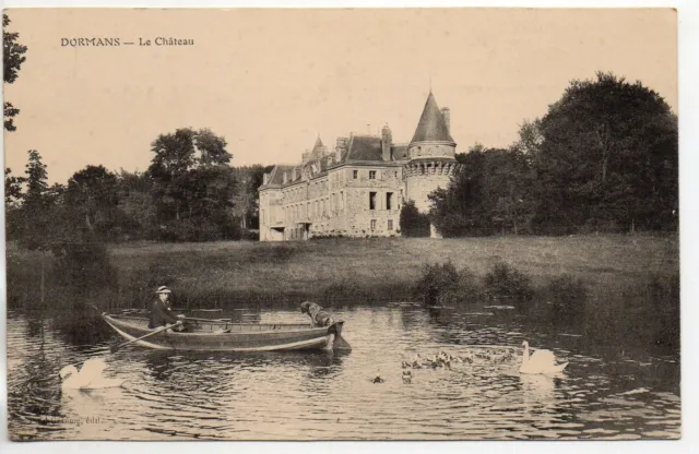 DORMANS - Marne - CPA 51 - le Chateau 6 - promenade en barque