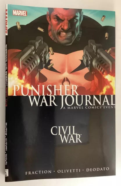 CIVIL WAR: PUNISHER WAR JOURNAL TPB (2009) Marvel; Deodato; Binding Error