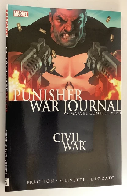 CIVIL WAR: PUNISHER WAR JOURNAL TPB (2009) Marvel; Deodato; Binding Error