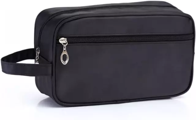 Toiletry Bag for Men, Portable Travel Wash Bag Waterproof Gym Shaving Shower Ba