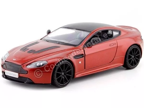 2014 Aston Martin V12 Vantage S Metallic Red 1:24 Motor Max 79322