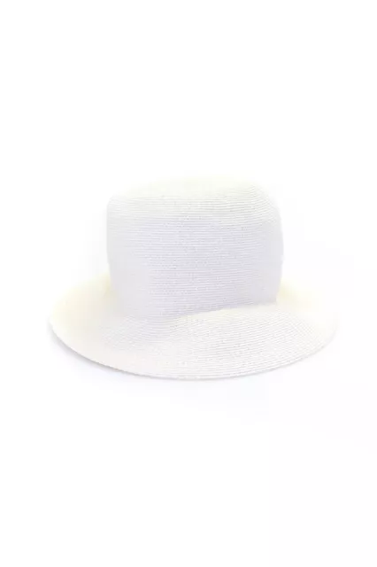 Patricia Underwood Womens Raffia Panama Hat Natural White One Size