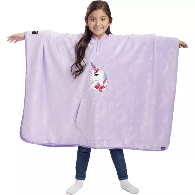 Jason Franco Cartoon Character Throwbee 2-In-1 Wearable Kids Blanket 50” X 60” 3