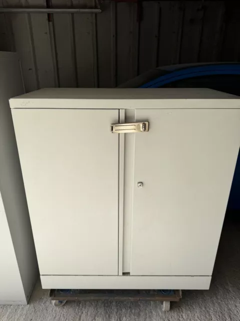 TecTake Filing Cabinet Office Storage Cupboard Metal With 3 Shelves Tool...