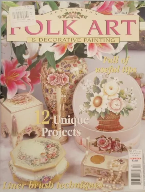 Folk Art & Decorative Painting Magazine Vol 7 No 4 - 25% Bulk Magazine Discount