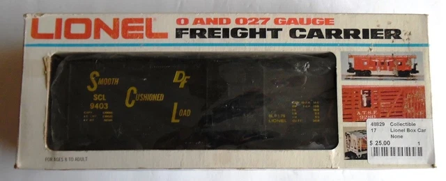 Lionel Train Model Box Car Seaboard Coast Line Pre-Owned