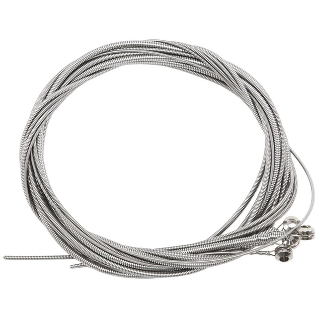 4 Pcs Stainless Steel Bass Strings Parts Accessories Guitar Str V6W6