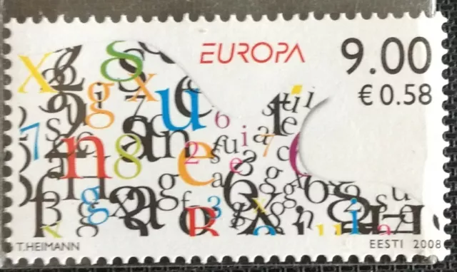 117. Estland 2008 Briefmarke Europa. MNH