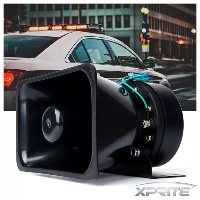 100W Sound Loud Car Warning Alarm Police Fire Horn PA Speaker