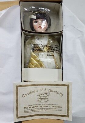 The Heritage Signature Collection 16" Porcelain Angel Doll + COA New