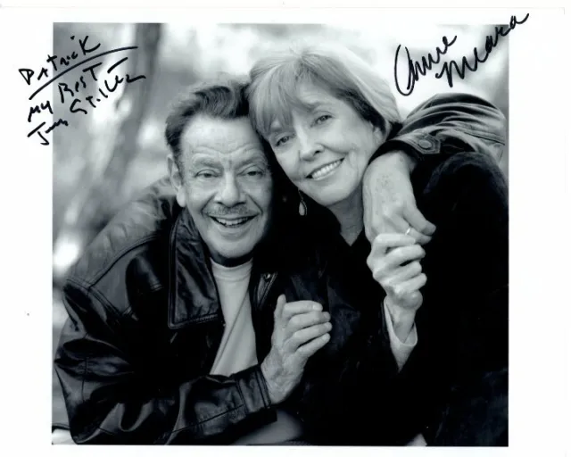 JERRY STILLER and ANNE MEARA Autographed Signed 8x10 Photograph - To Patrick