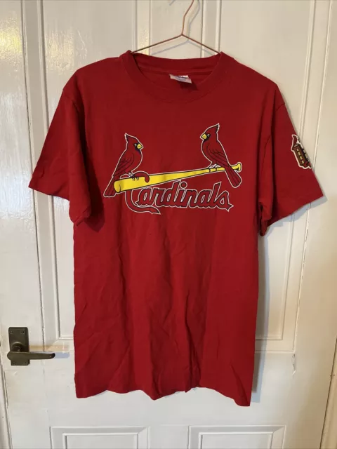 Majestic Blue MLB St.Louis Cardinals Baseball #27  Rolen T-Shirt Adult Size med