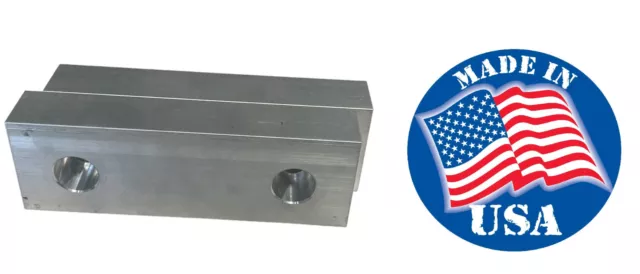 6 x 2 x 3/4 Machinable Aluminum Vise Soft Jaws For Kurt 6" Vises 6x2x3/4 Haas